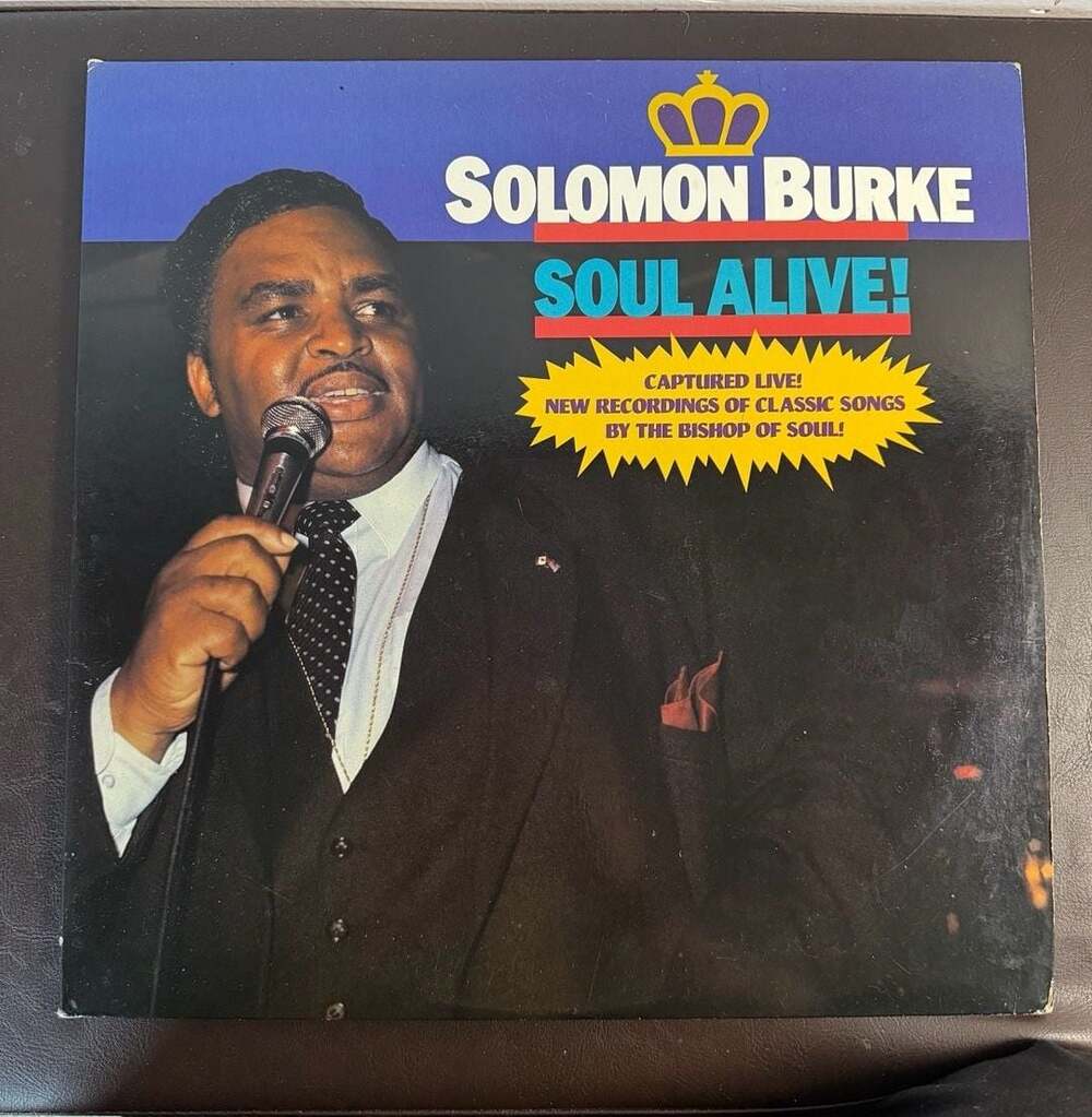 Solomon Burke Soul Alive! 2xLP Vinyl Record